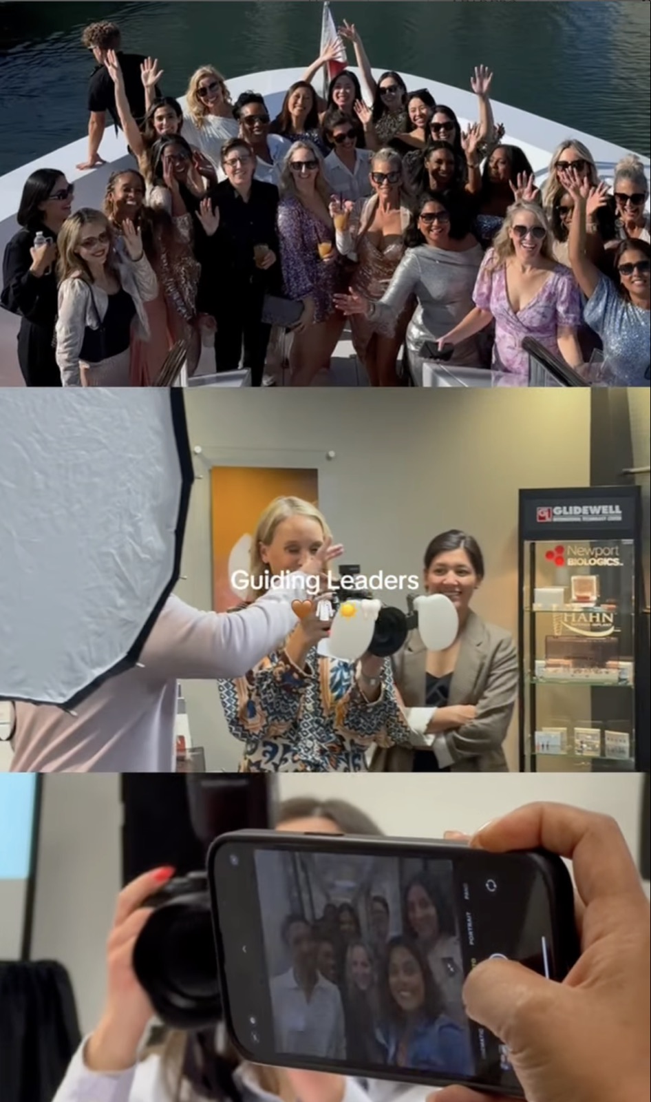Trending three-layered video reel